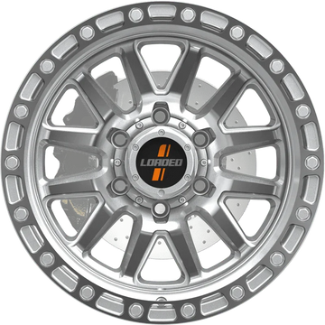 Loaded Stockton Wheels in Machine Faced Silver